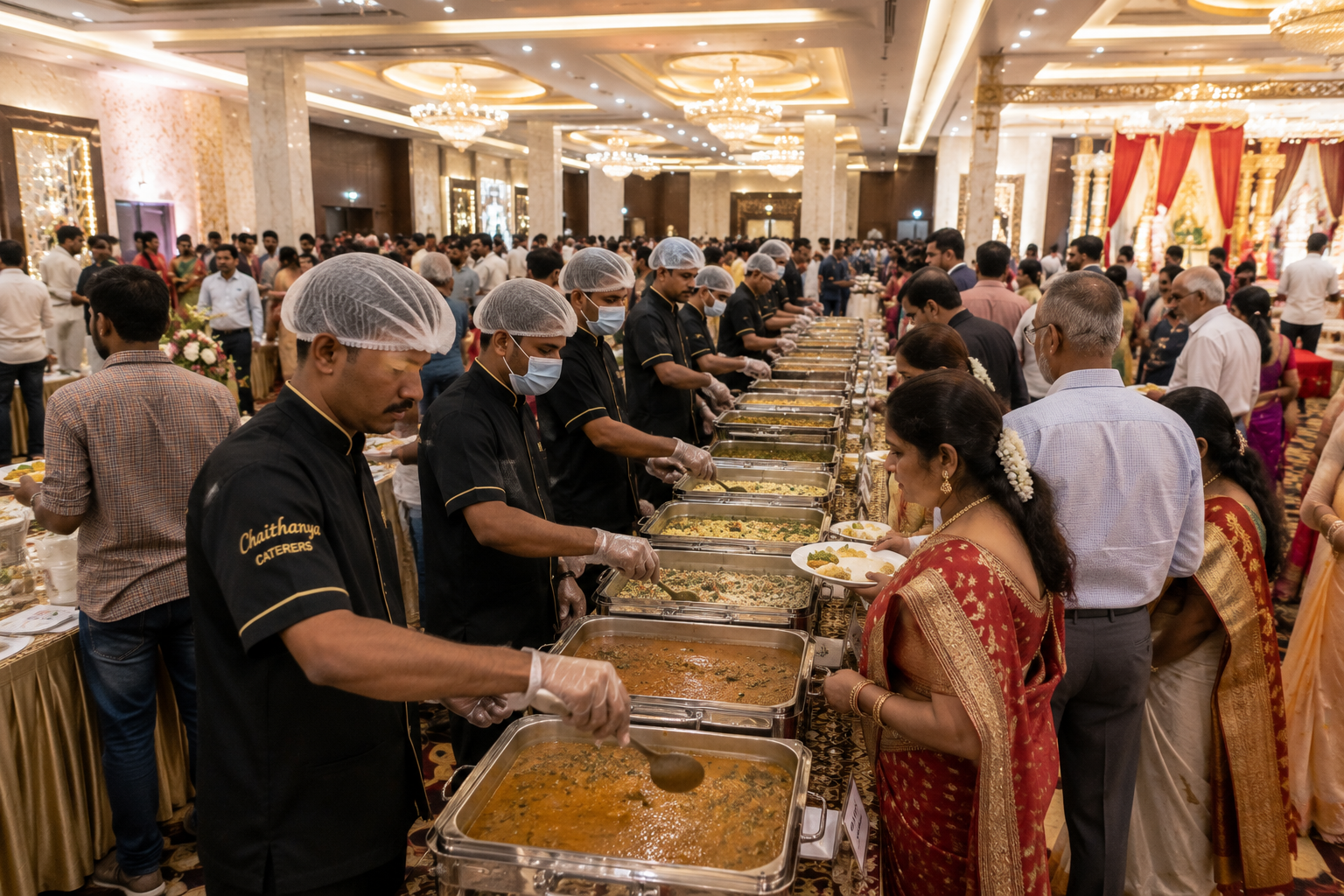 wedding catering by chaithanya catering bangalore