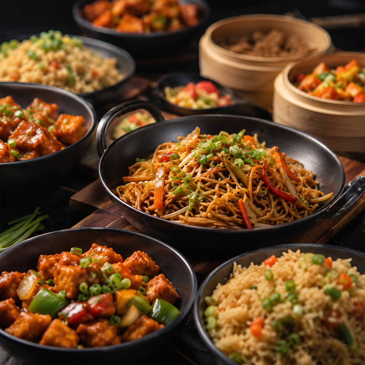 Chinese Veg Catering Menu by chaithanya catering bangalore